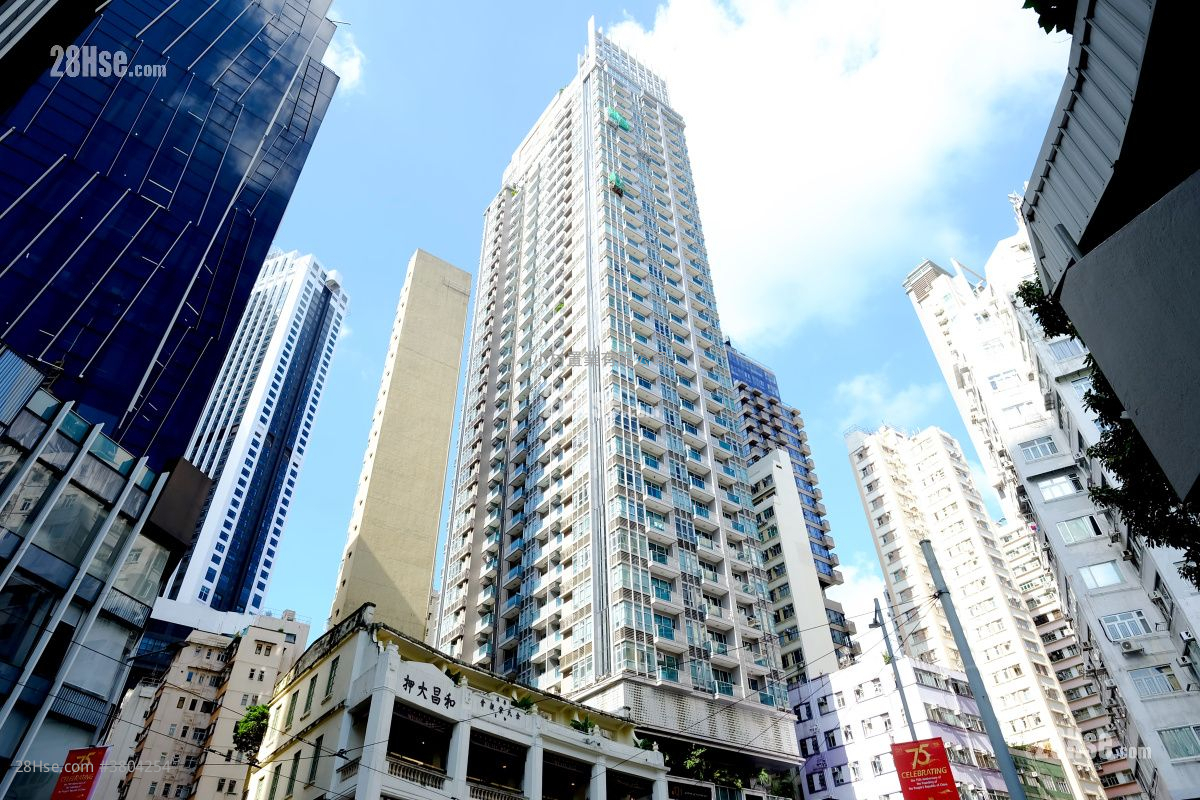 大厦外观: 嘉荟轩 租盘 1 房 , 1 浴室 438 平方尺