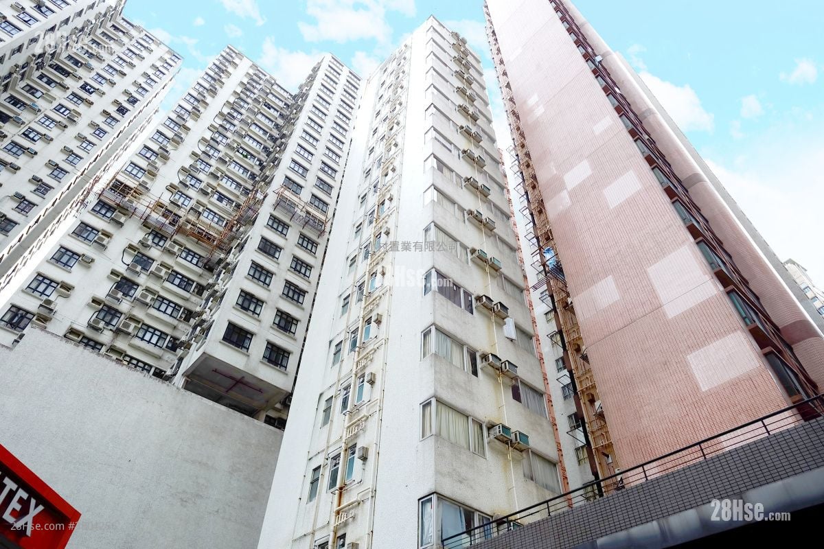 大厦外观: 御珍阁 租盘 1 房 , 1 浴室 341 平方尺