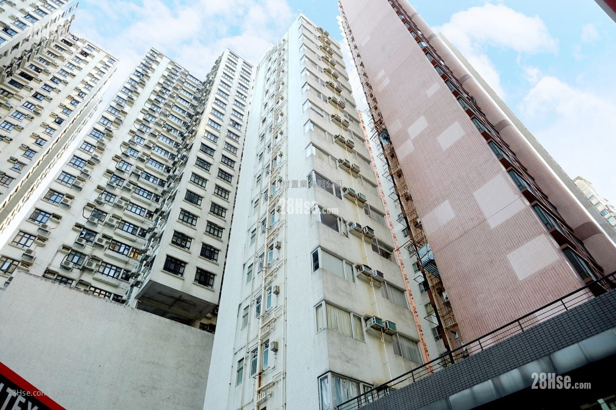 大厦外观: 御珍阁 租盘 1 房 , 1 浴室 341 平方尺