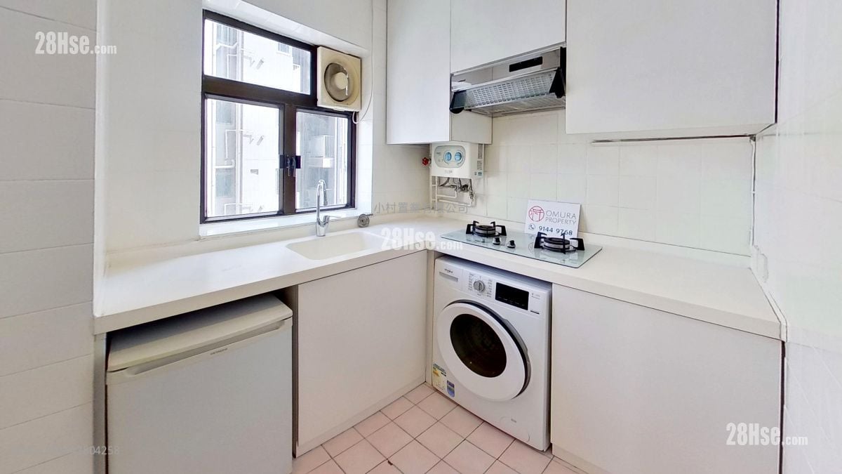 厨房: 名仕阁 租盘 开放式间隔 , 1 浴室 315 平方尺