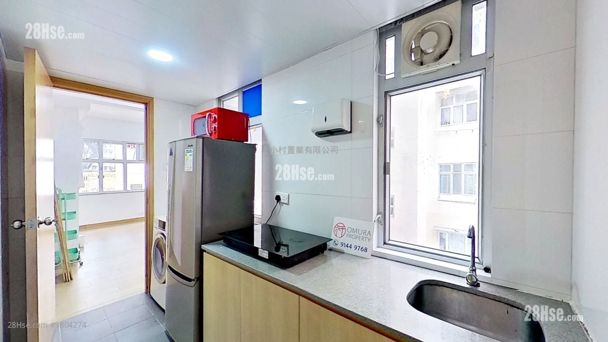 kitchen: Kimlai Court Rental 1 Bedroom , 1 Bathroom 445 ft²
