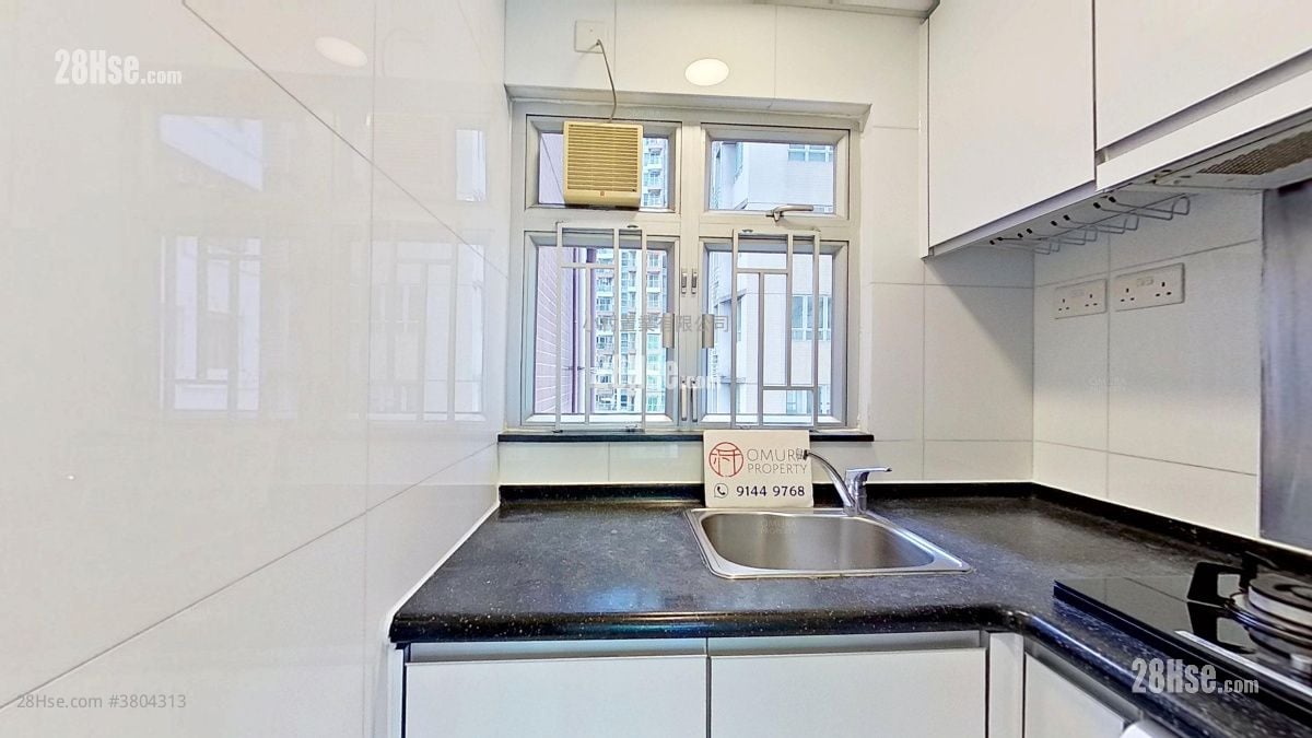 kitchen: Tung Tze Terrace Rental 1 Bedroom , 1 Bathroom 344 ft²