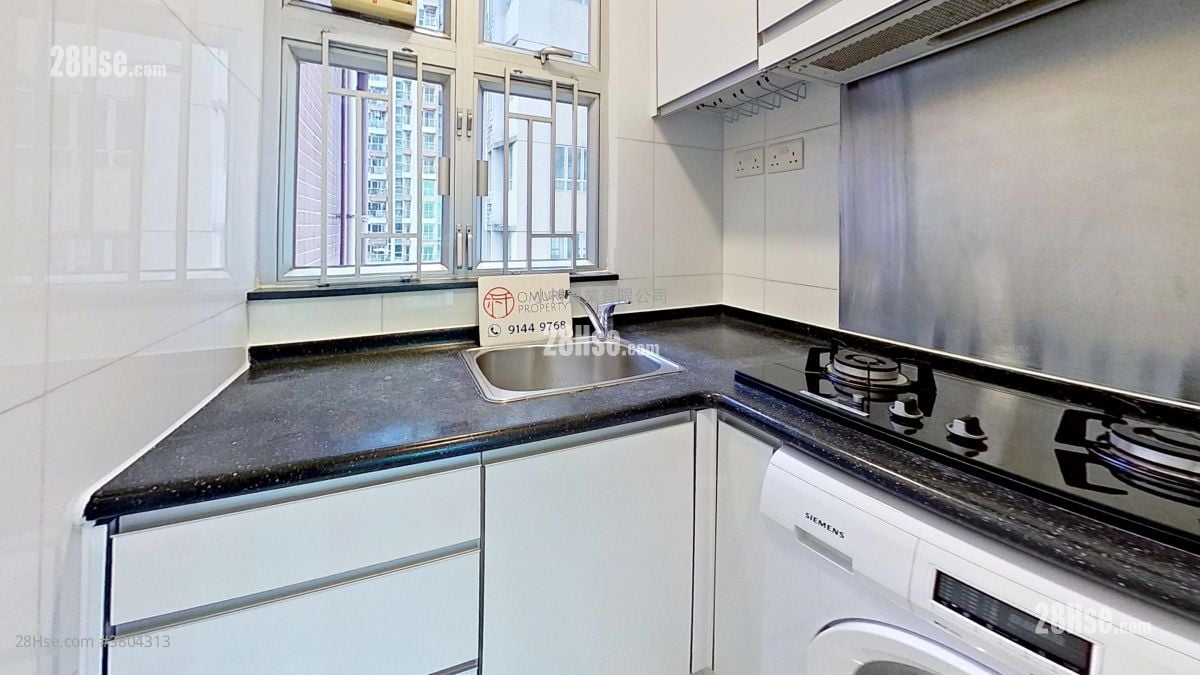 kitchen: Tung Tze Terrace Rental 1 Bedroom , 1 Bathroom 344 ft²