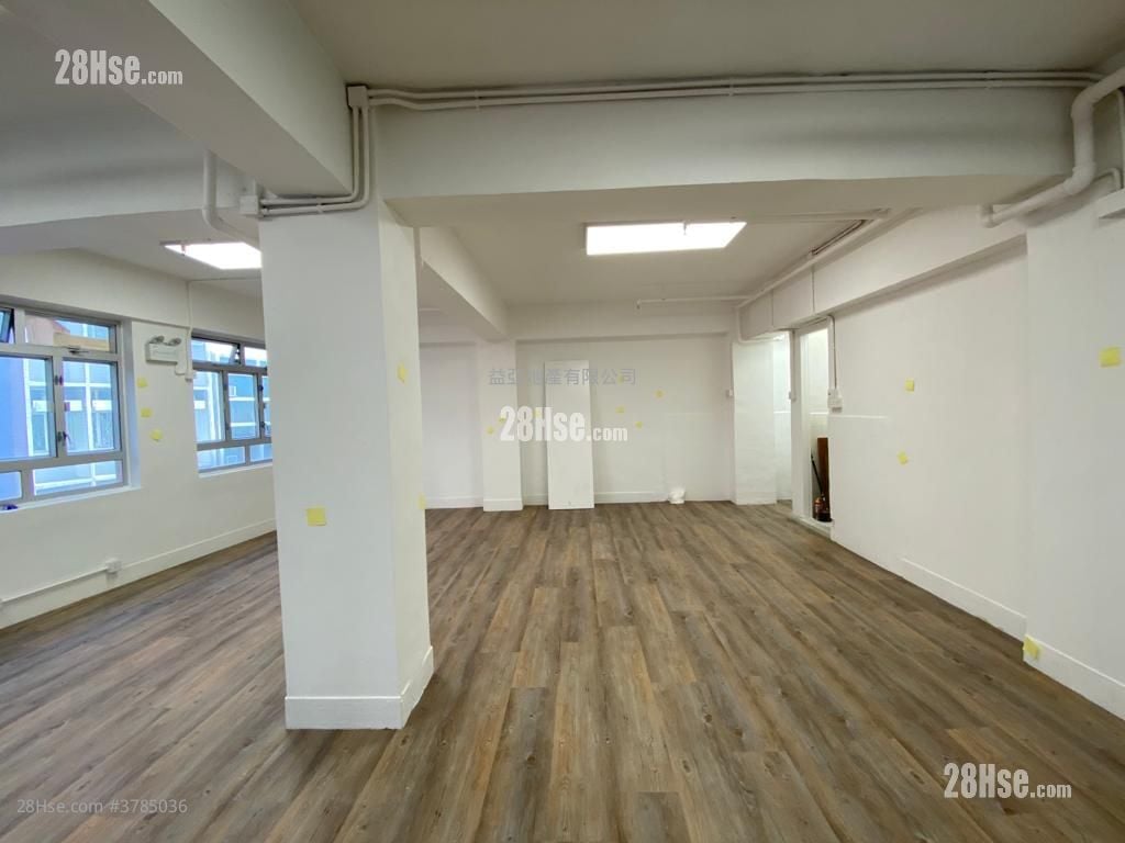 2.  孖沙街23號** 有內廁工作室1200呎 開放式25K,近mtr