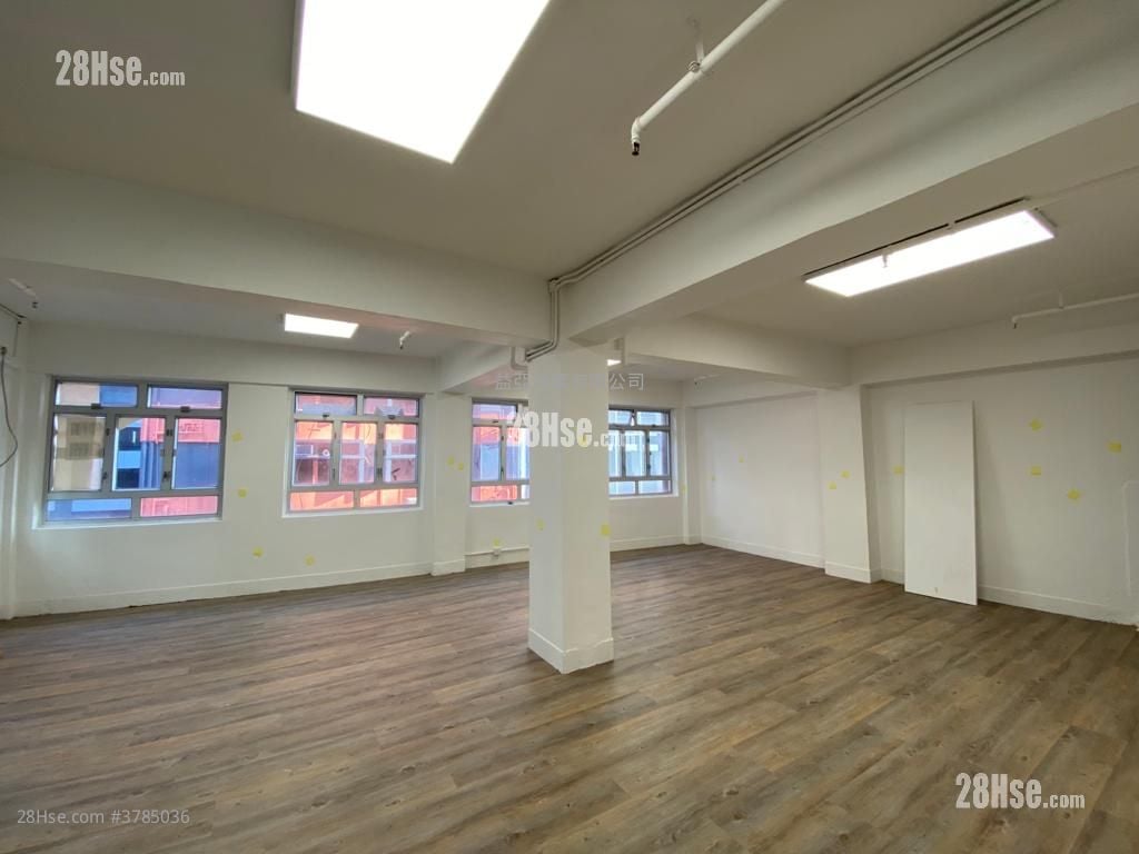 2.  孖沙街23號** 有內廁工作室1200呎 開放式25K,近mtr