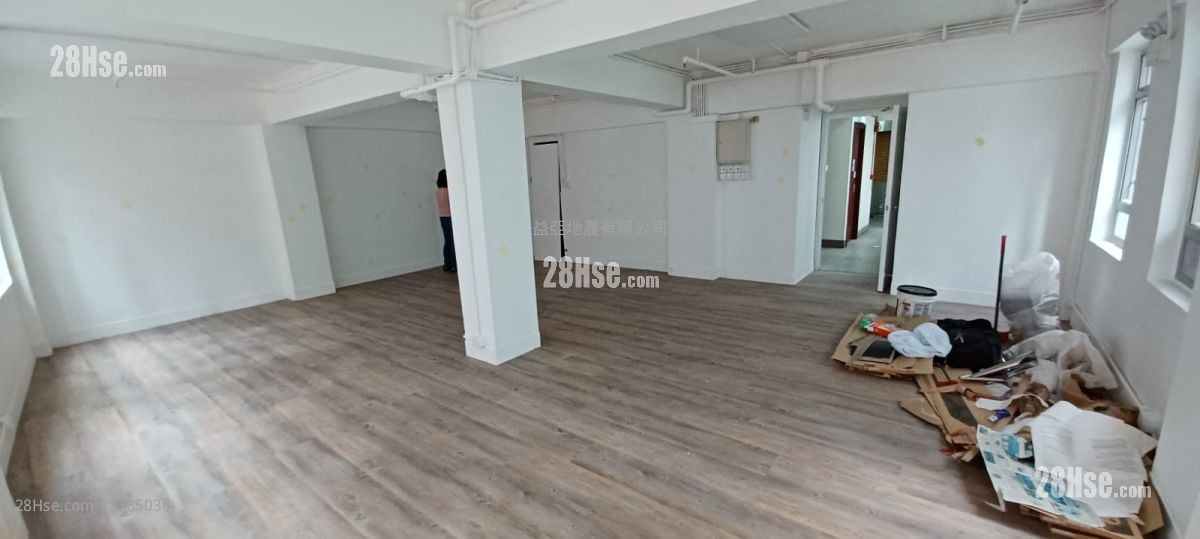 2.  孖沙街23號** 有內廁工作室1200呎 開放式25K,近mtr