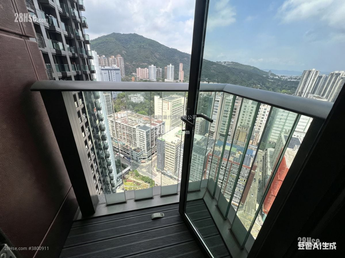 balcony: The Arles Rental 2 Bedrooms , 1 Bathroom 552 ft²