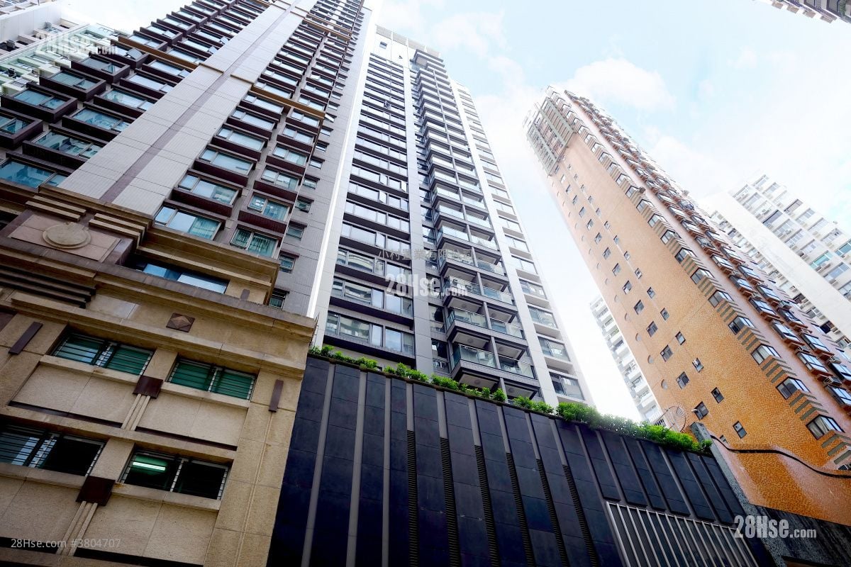 大厦外观: 宝华阁 租盘 3 房 , 2 浴室 898 平方尺