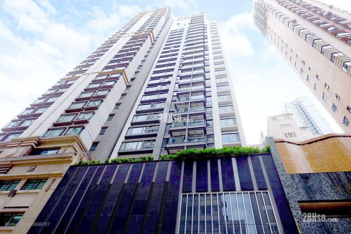 大厦外观: 宝华阁 租盘 3 房 , 2 浴室 898 平方尺