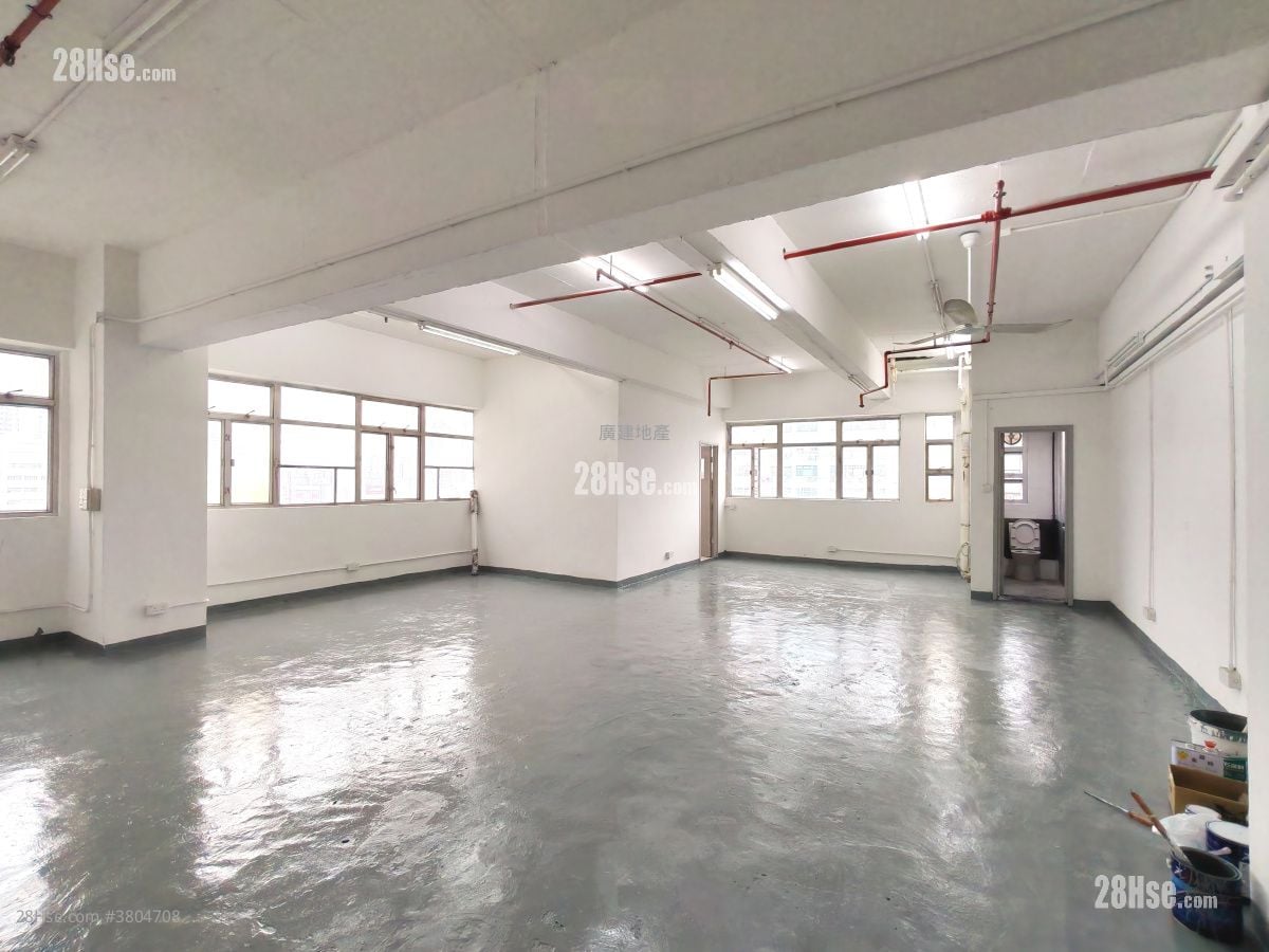 恆威工業中心-翻新-向東南兩邊窗-有獨立廁-租$13,000/全包