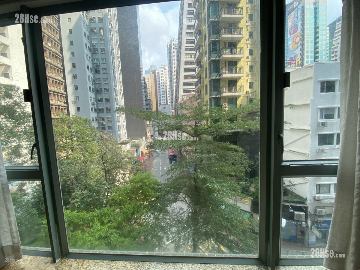 景觀: 帝后華庭 租盤 2 房 , 1 浴室 478 平方呎