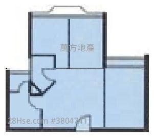 Kwong Yuen Estate Sell 3 Bedrooms , 1 Bathroom 485 ft²