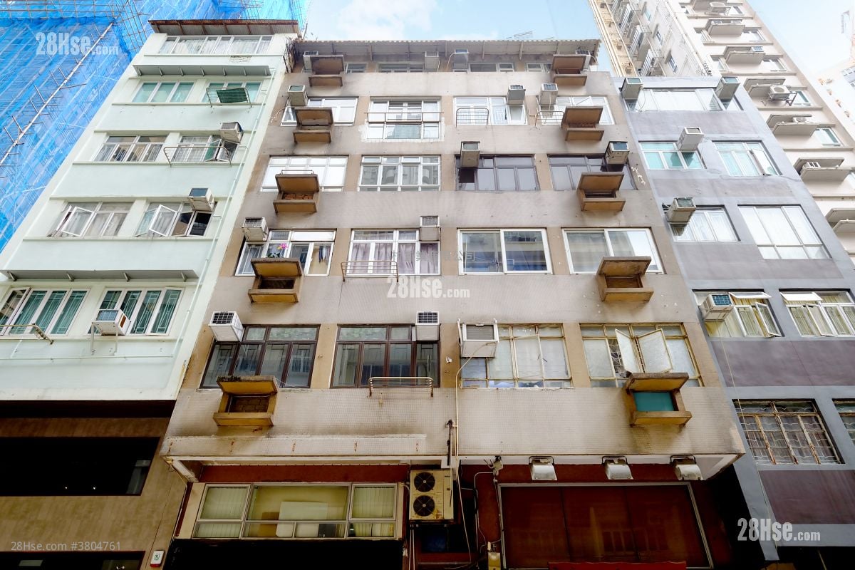 building outlook: 10-12 Yuen Yuen Street Rental 2 Bedrooms , 1 Bathroom 448 ft²