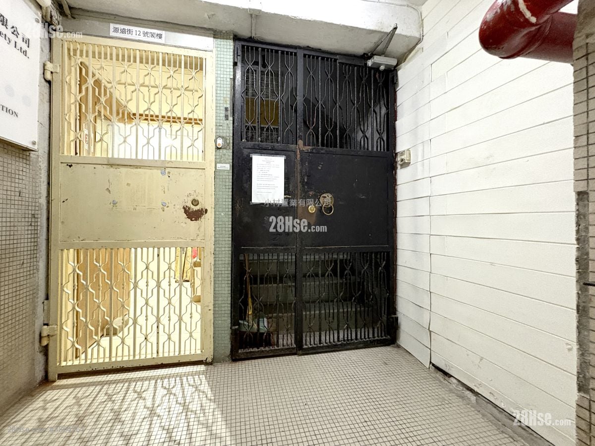 main door: 10-12 Yuen Yuen Street Rental 2 Bedrooms , 1 Bathroom 448 ft²
