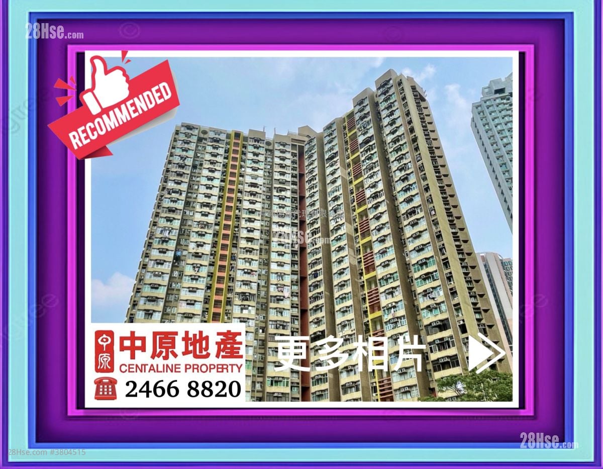 青雅苑 租盤 1 房 , 1 浴室 443 平方呎