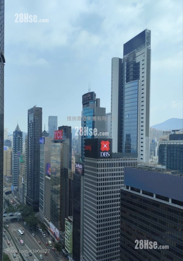 湾景中心大厦 租盘 1 房 , 1 浴室 304 平方尺