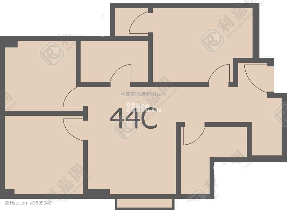 美孚新邨 售盘 3 房 , 1 浴室 679 平方尺