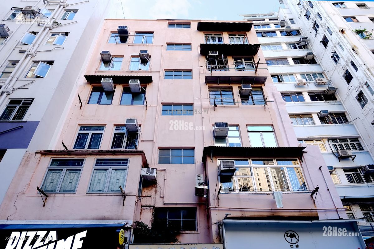 大厦外观: 水街45-47号 租盘 3 房 , 1 浴室 351 平方尺