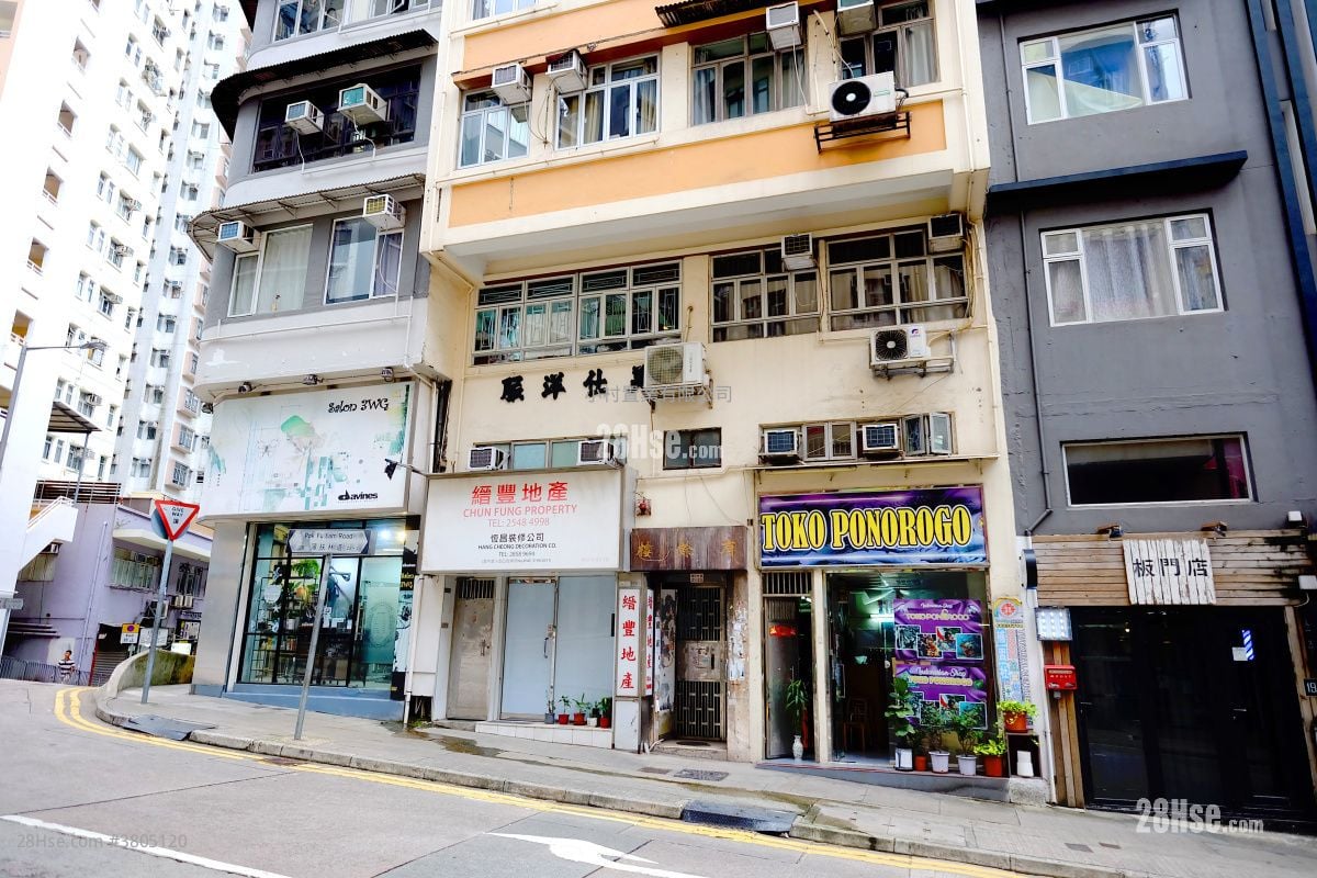 大厦入口: 有馀楼 租盘 2 房 , 1 浴室 337 平方尺