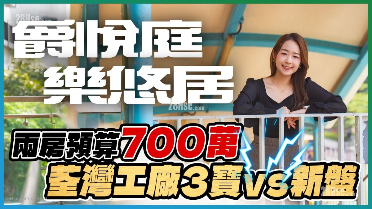 荃灣區置業 兩房預算$700萬❗揀工廠三寶定工廠區全新盤好❓｜爵悅庭、樂悠居