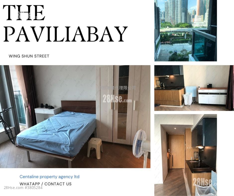 The Pavilia Bay Rental Studio , 1 Bathroom 318 ft²
