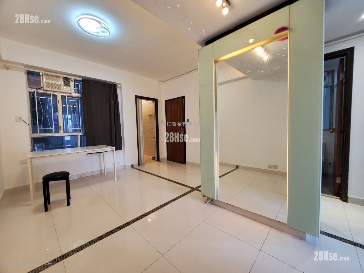 嘉安大厦 租盘 2 房 , 1 浴室 481 平方尺