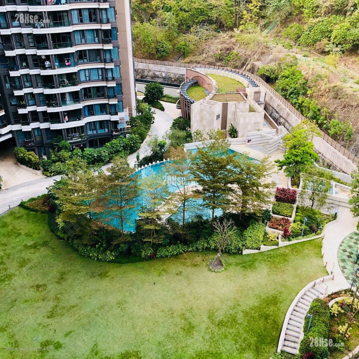 玖珑山 租盘 2 房 , 1 浴室 664 平方尺