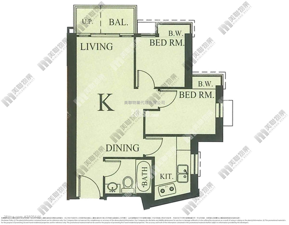 The Grandiose Sell 2 Bedrooms , 1 Bathroom 506 ft²