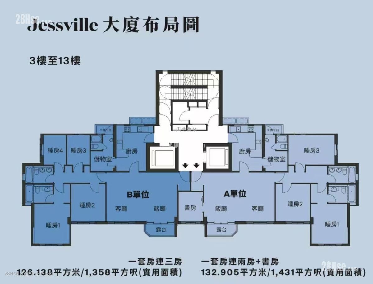 Jessville Rental 3 Bedrooms , 2 Bathrooms 1,431 ft²