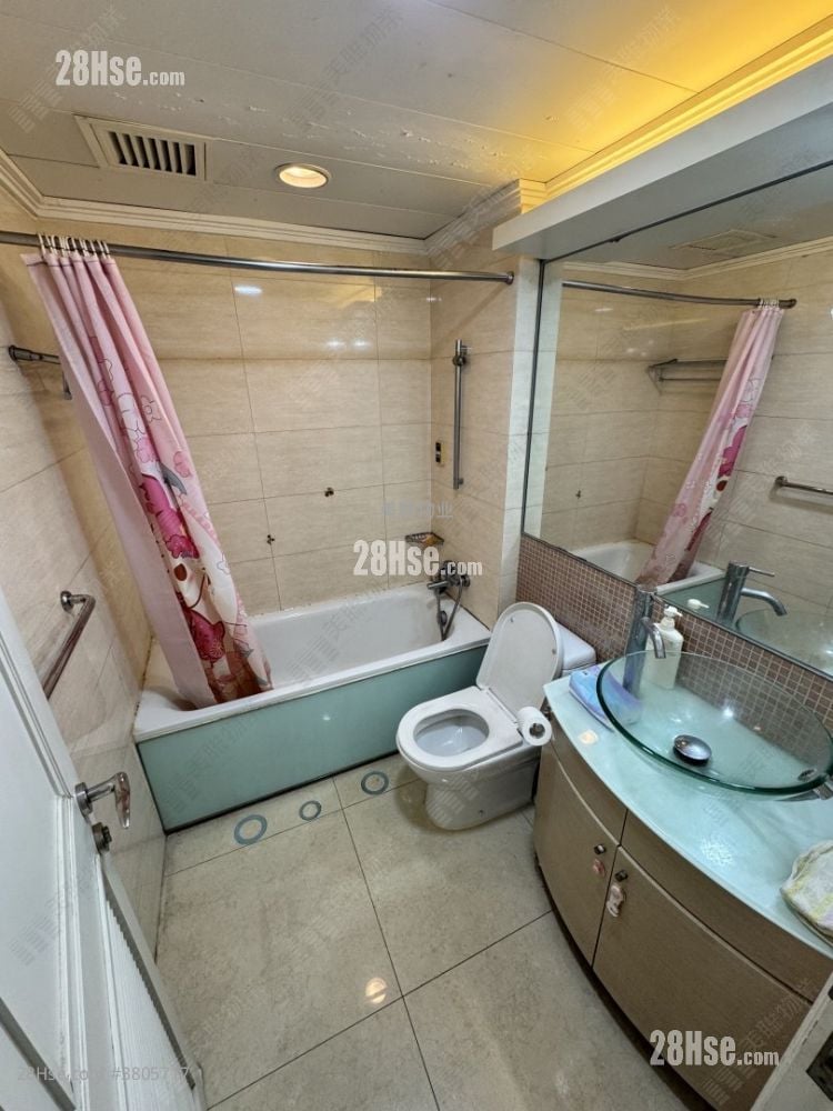 浴室: 栢慧豪园 租盘 2 房 494 平方尺