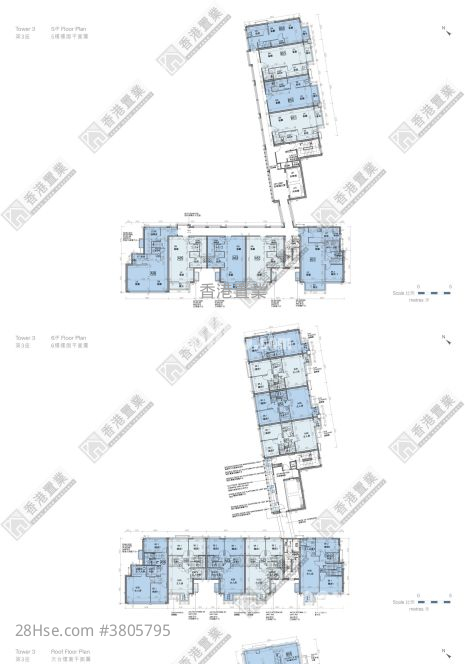 龍譽 租盤 3 房 , 2 浴室 901 平方呎
