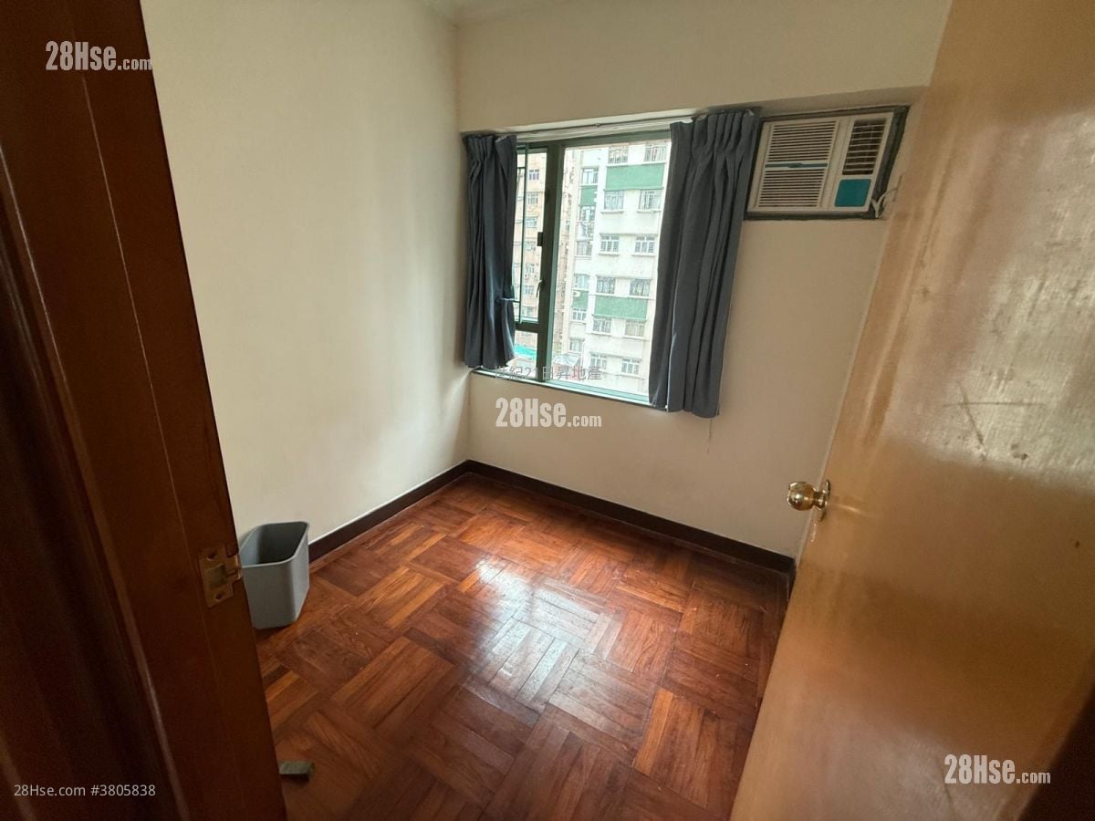 睡房 2: 盈富阁 售盘 3 房 , 1 浴室 437 平方尺