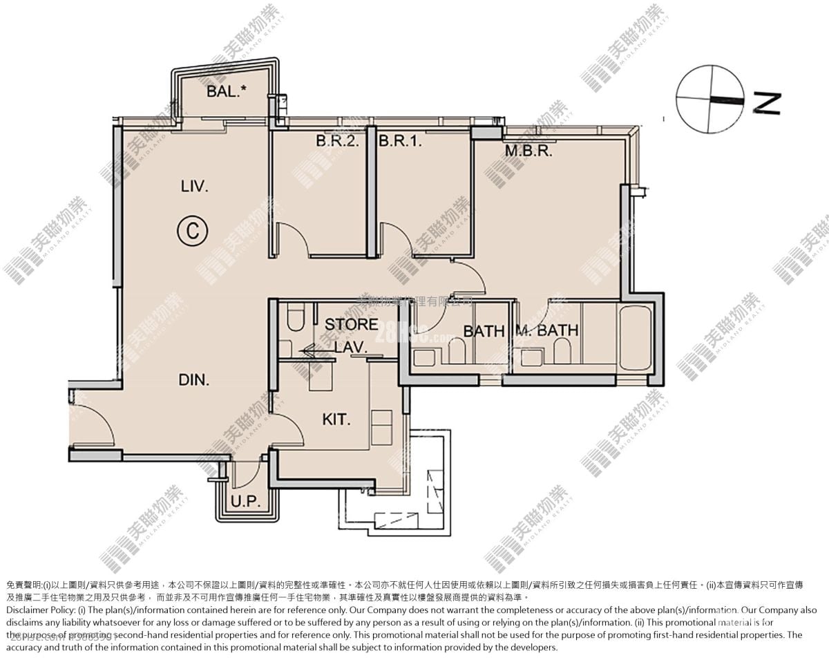 瑜一 售盘 3 房 , 3 浴室 941 平方尺