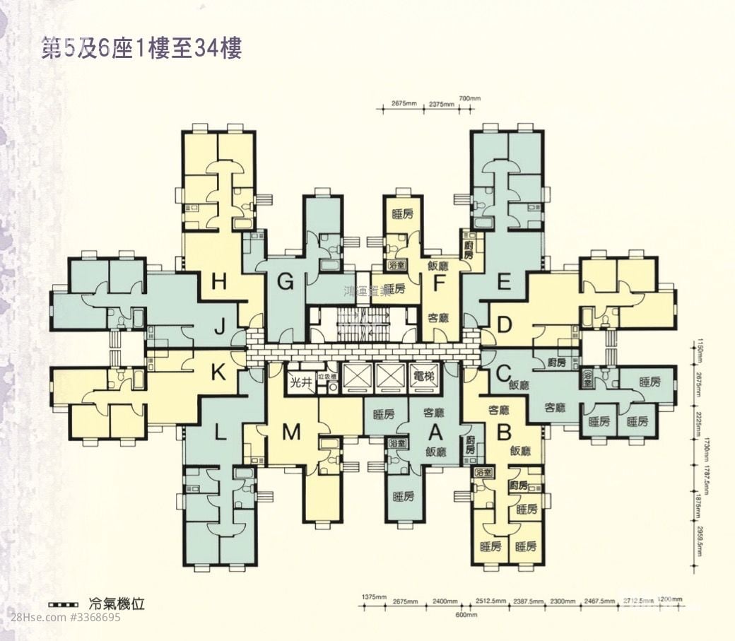 富宁花园 售盘 2 房 495 平方尺