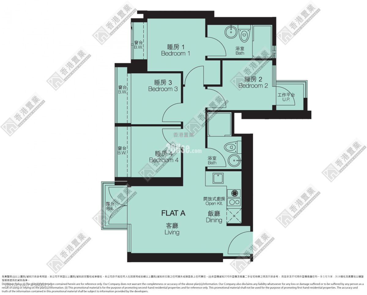 南昌一号 售盘 4 房 595 平方尺