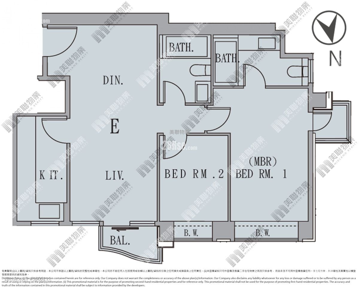 The Austin 租盘 2 房 , 2 浴室 688 平方尺