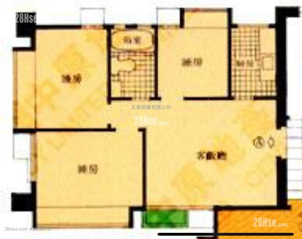 宝源大厦 售盘 3 房 , 1 浴室 471 平方尺