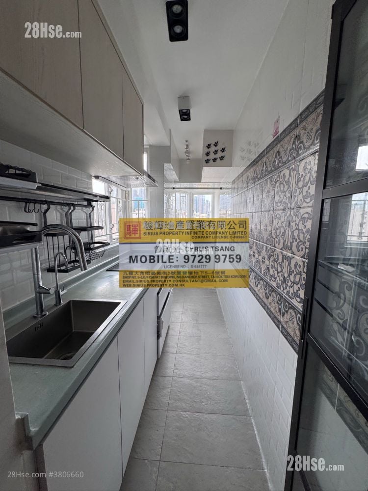 恒威阁 租盘 2 房 , 1 浴室 299 平方尺