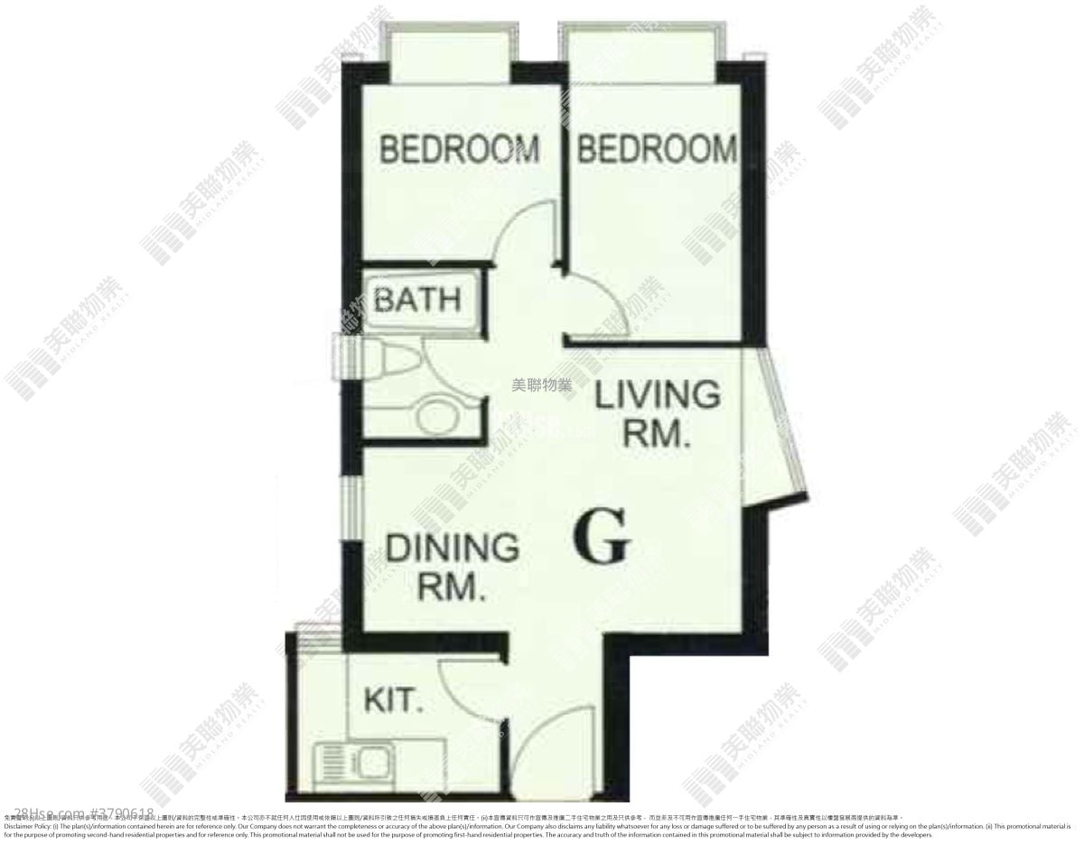 East Point City Sell 2 Bedrooms , 1 Bathroom 466 ft²