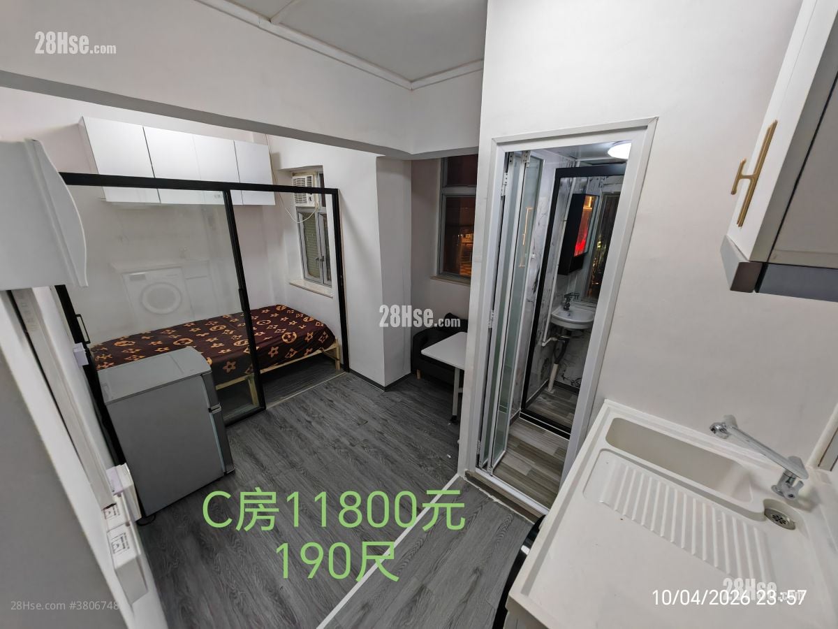 波斯富大厦 租盘 开放式间隔 , 1 浴室 170 平方尺