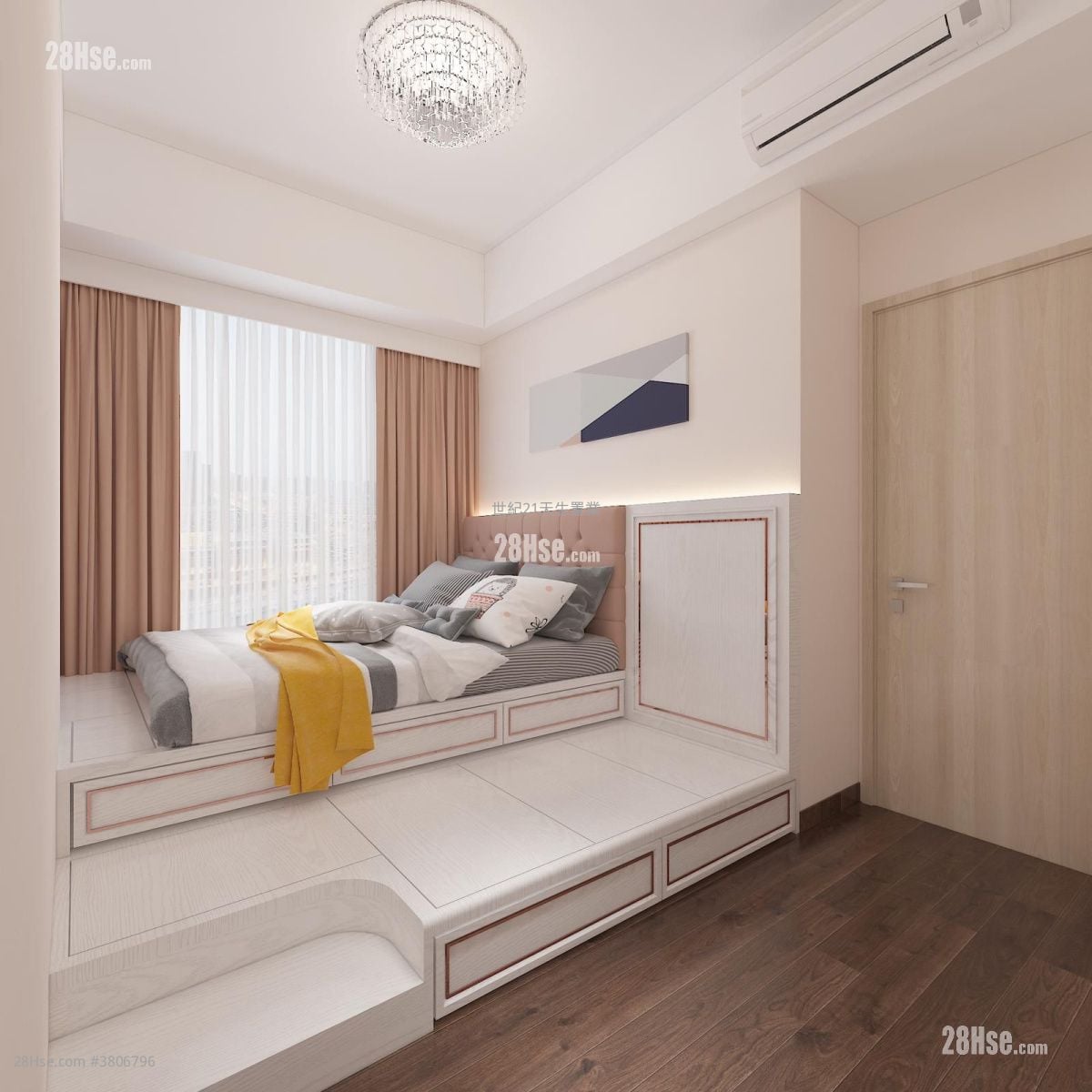 Le Pont Sell 2 Bedrooms , 1 Bathroom 470 ft²