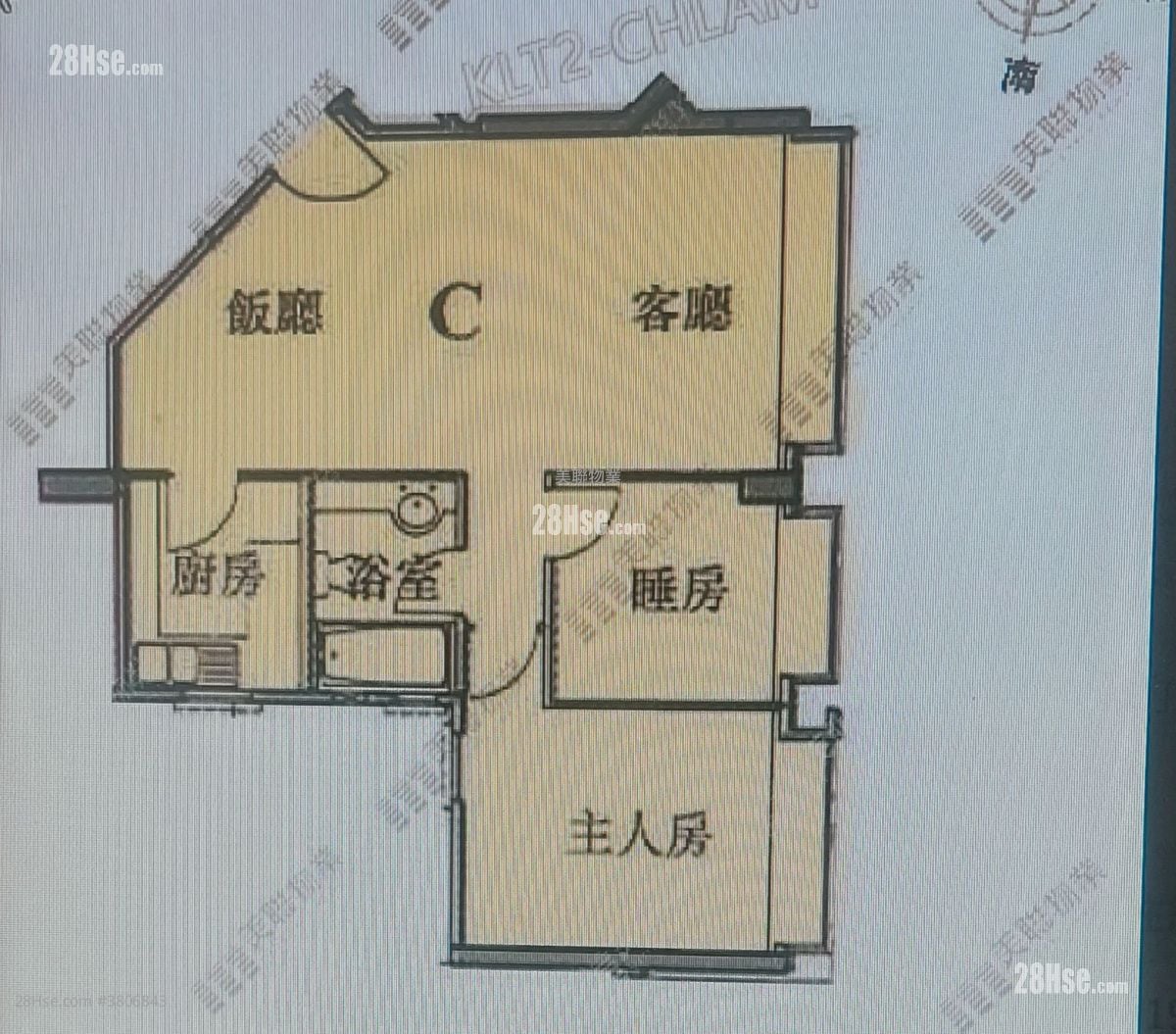 帝景峰 售盘 2 房 611 平方尺