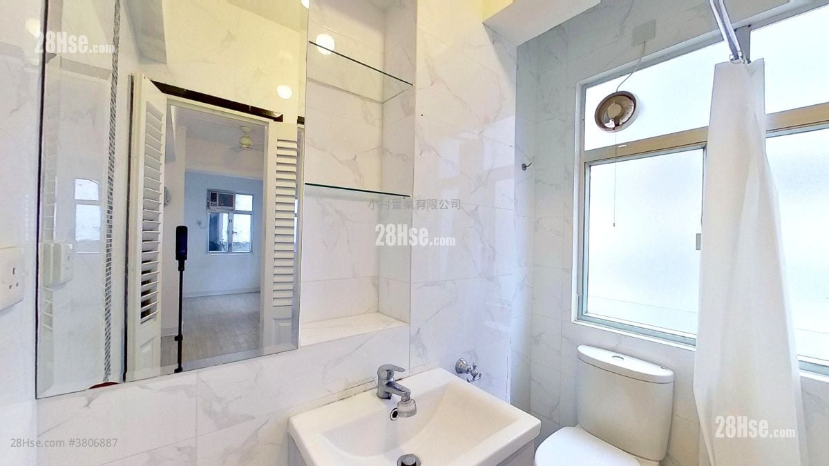 bathroom: Wai Yuen Building Rental 1 Bedroom , 1 Bathroom 219 ft²