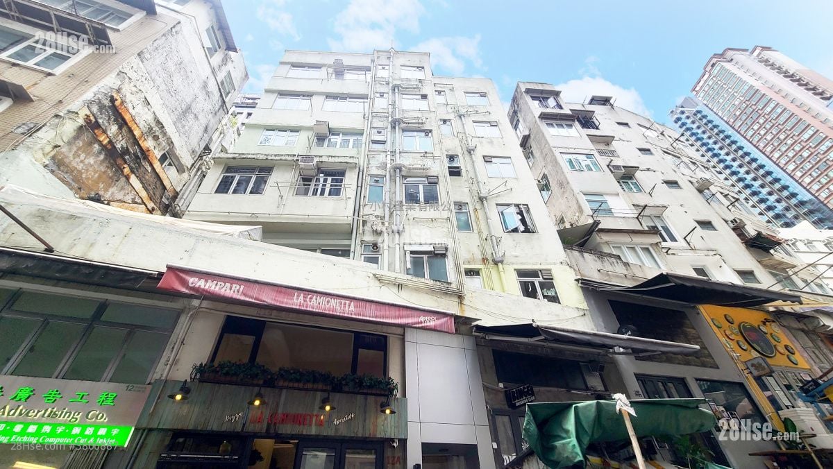 building outlook: Wai Yuen Building Rental 1 Bedroom , 1 Bathroom 219 ft²