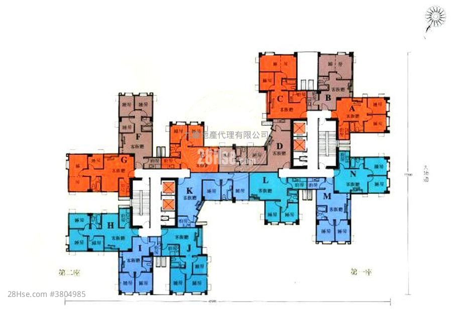 Prince Centre Sell 3 Bedrooms , 1 Bathroom 533 ft²