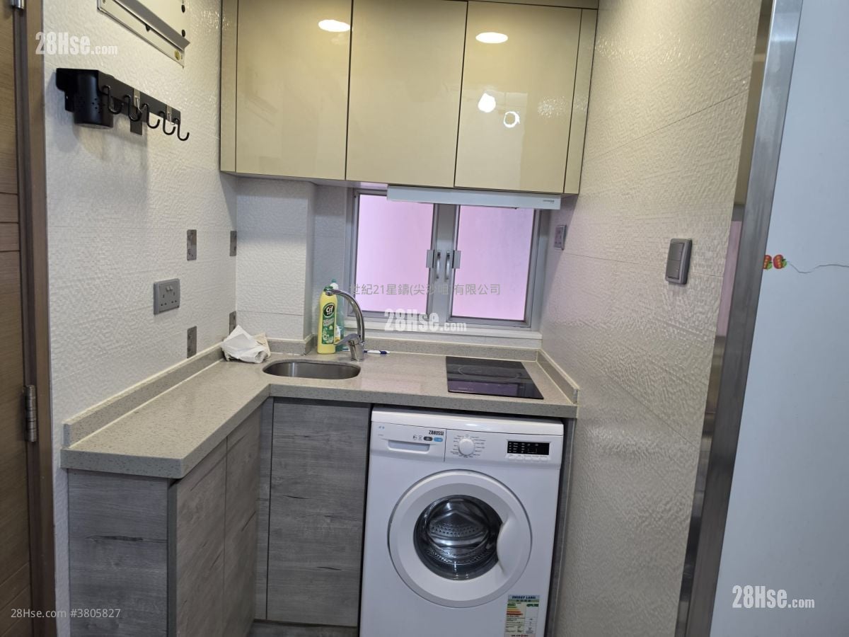 幸运大厦 租盘 2 房 , 1 浴室 266 平方尺