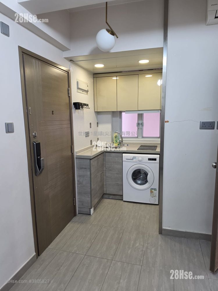 幸运大厦 租盘 2 房 , 1 浴室 266 平方尺