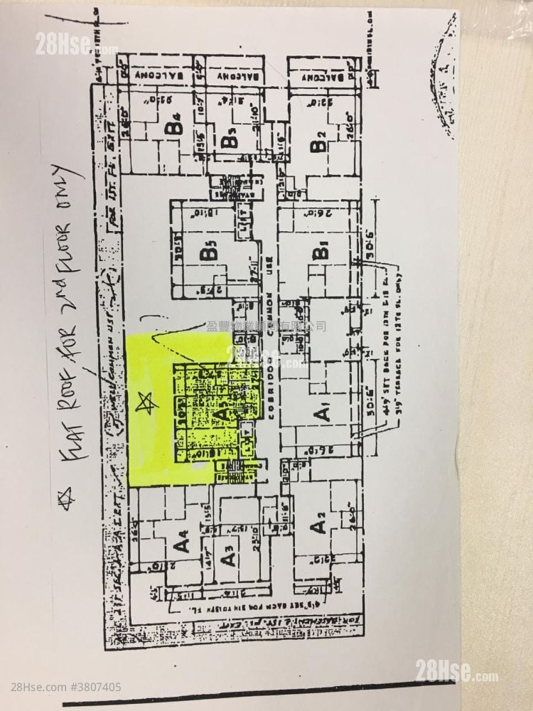 京士顿大厦 售盘 3 房 , 1 浴室 807 平方尺