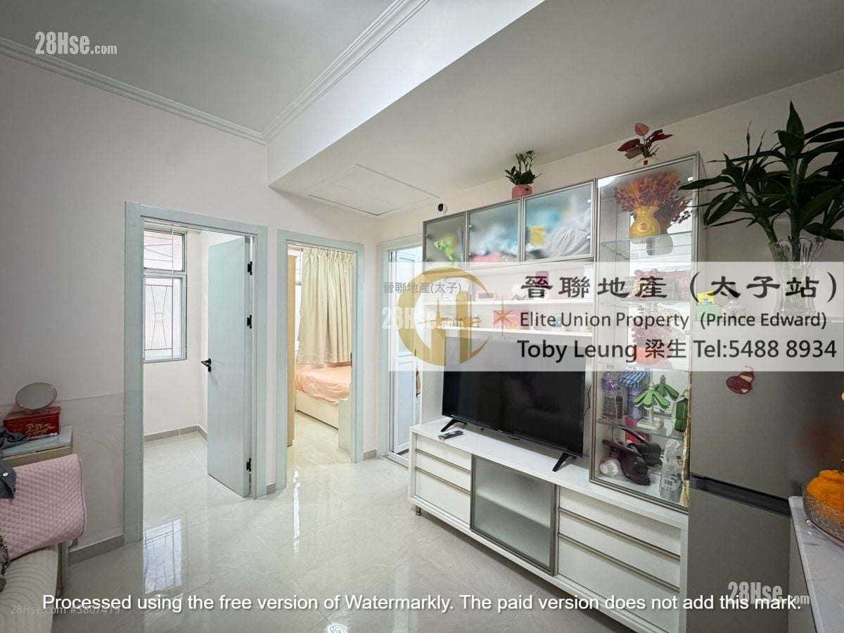 友来大厦 租盘 2 房 , 1 浴室 250 平方尺