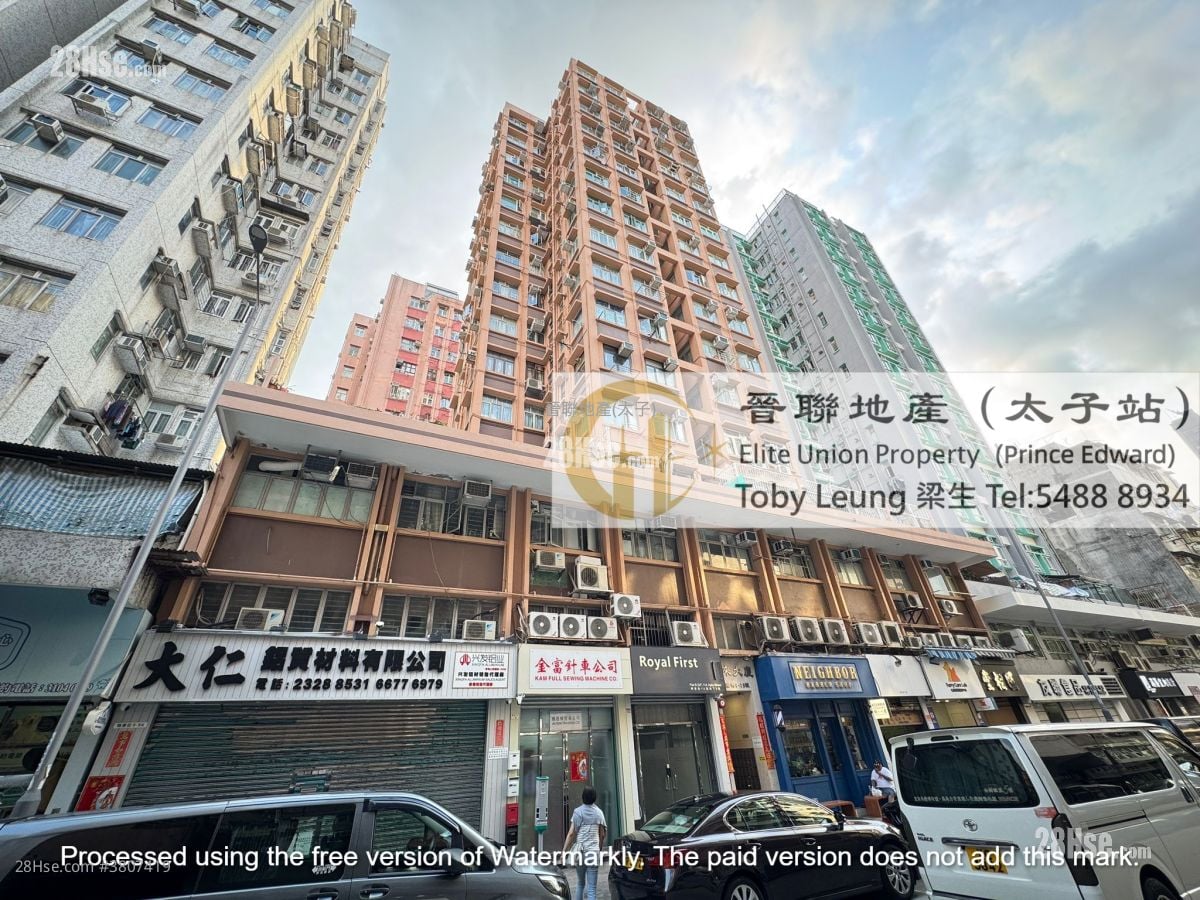 友来大厦 租盘 2 房 , 1 浴室 250 平方尺